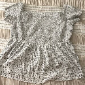 Old Navy Smocked Short Sleeve Top - Size XL